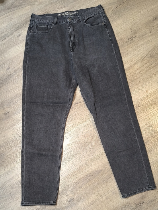 American Eagle Outfitters Denim - S1207 Mom Jeans Black Wash w/29.5" Inseam👖American Eagle Women's Size 12